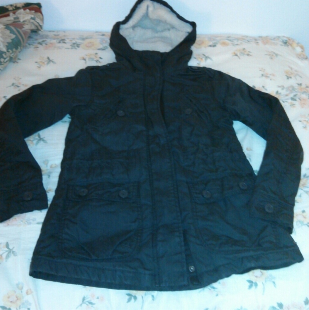 Fur Trim Winter Sherpa Anorak Jacket